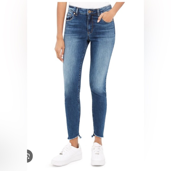 STS Blue Stretch Ellie High Rise Cut Hem Ankle Jean - Picture 2 of 6